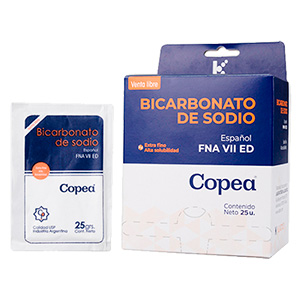 Bicarbonato de sodio 25 gr.